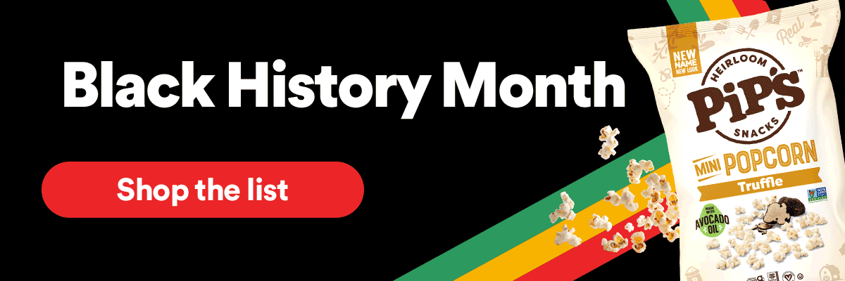 Black History Month. Celebrate Black Makers. Shop the list