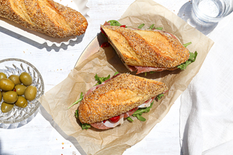 FreshDirect Frozen Semolina Demi Baguette, image 2 of 2 slides