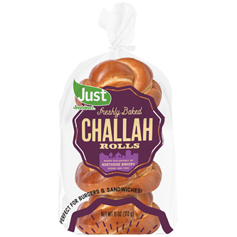 Just FreshDirect Fresh Challah Rolls, image 2 of 3 slides