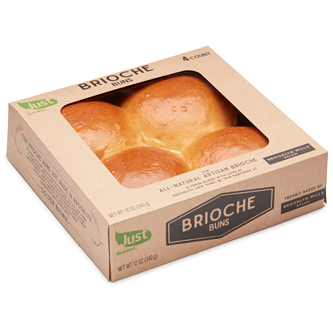 Just FreshDirect Fresh Brioche Buns, image 2 of 3 slides