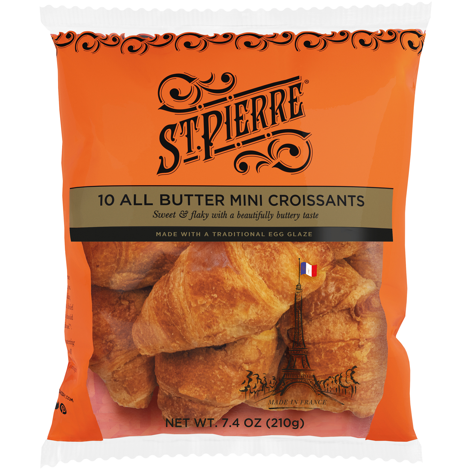 St. Pierre All Butter Mini Croissants, Frozen