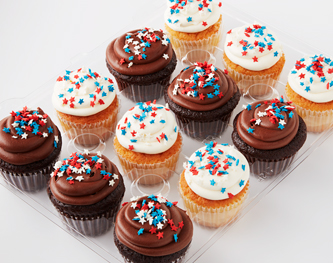 FreshDirect Patriotic Cupcake Platter