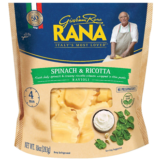 Giovanni Rana All-Natural Ravioli, Spinach & Ricotta
