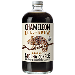 Chameleon Cold-Brew Organic Coffee Concentrate, Mocha, Glass Bottle
