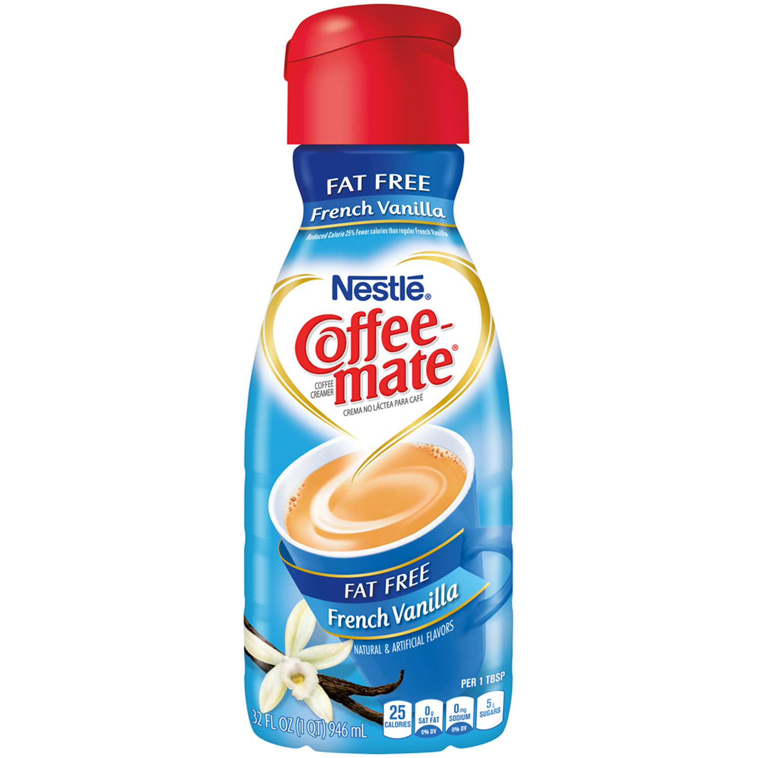 Coffee-Mate Fat-Free Non-Dairy Creamer, French Vanilla
