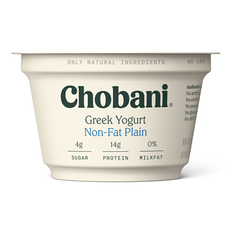 Chobani Non-Fat Greek Yogurt, Plain