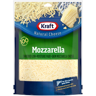 Kraft Natural Shredded Part-Skim Mozzarella Cheese