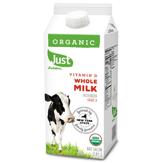 Just FreshDirect Local Organic Whole Milk, Carton