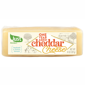 Just FreshDirect Local Cheddar Cheese, 1 Year Aged