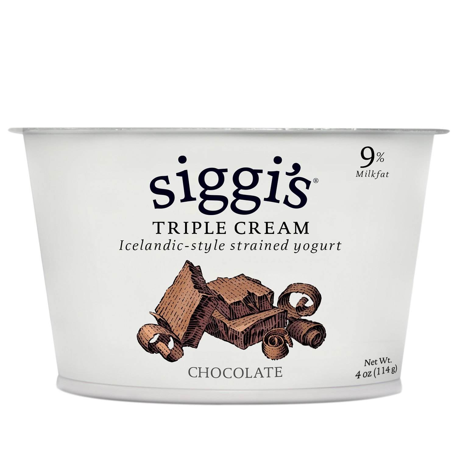 Siggi's Skyr Icelandic-Style Strained Triple Cream Yogurt, Chocolate
