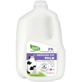 Just FreshDirect 2% Reduced Fat Milk, Plastic Bottle
