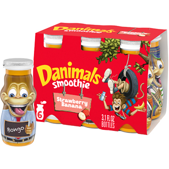 Dannon Danimals Smoothie, Swingin' Strawberry-Banana