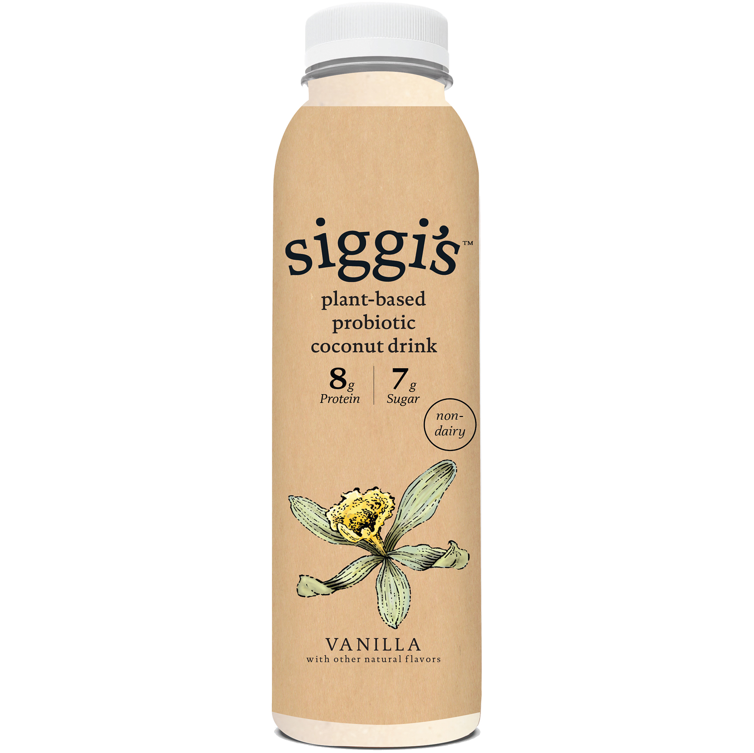 Siggi's Plant-Based Probiotic Coconut Drink, Vanilla