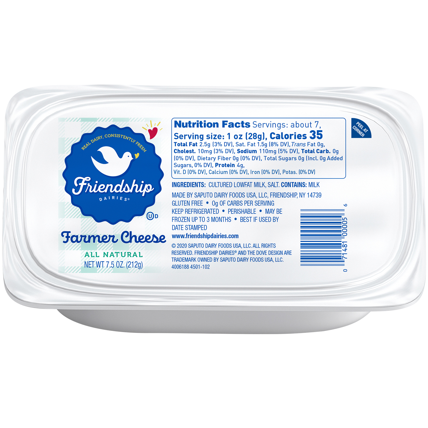 Friendship Farmer Cheese