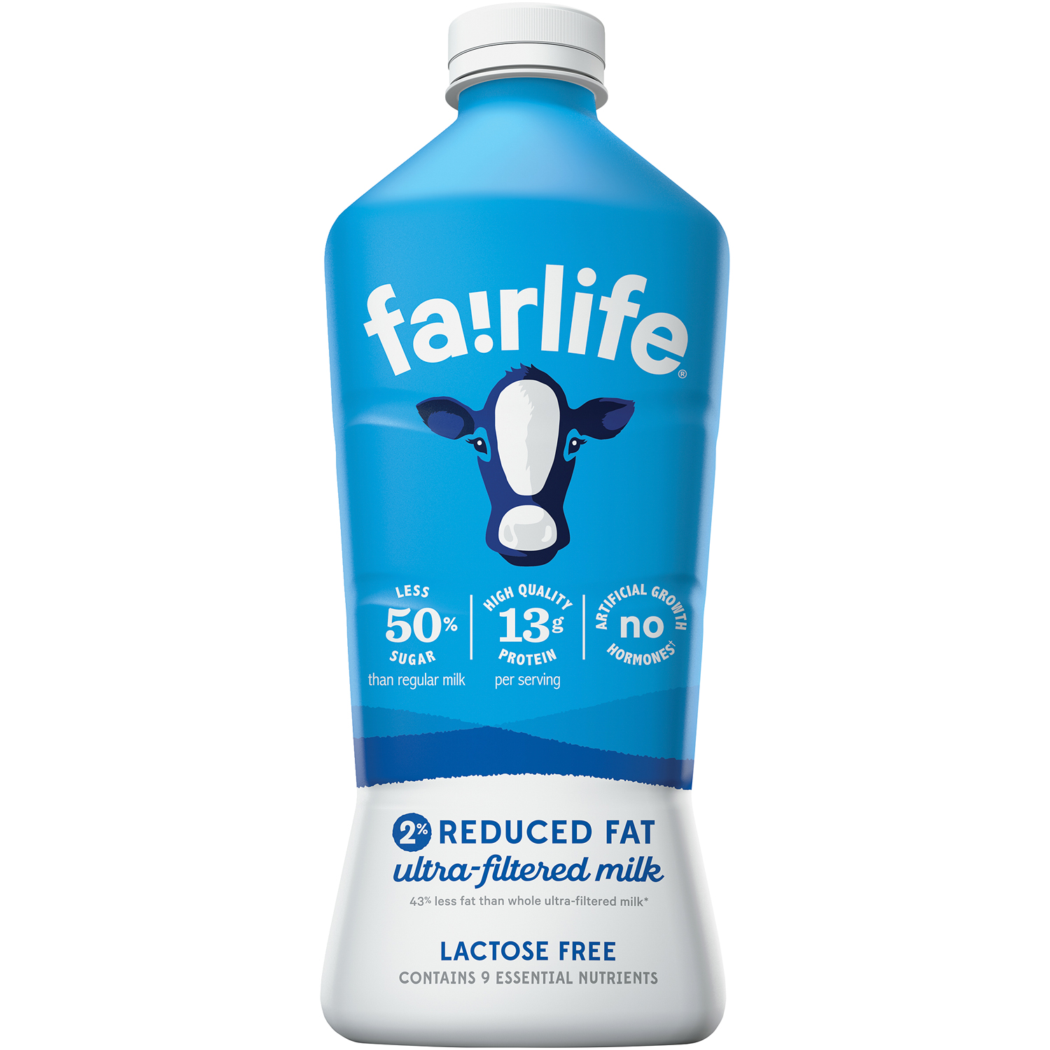 Fairlife 2% Reduced Fat and Lactose Free Ultra-Filtered Milk, Plastic Bottle