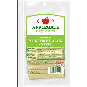 Applegate Organics Monterey Jack Cheese