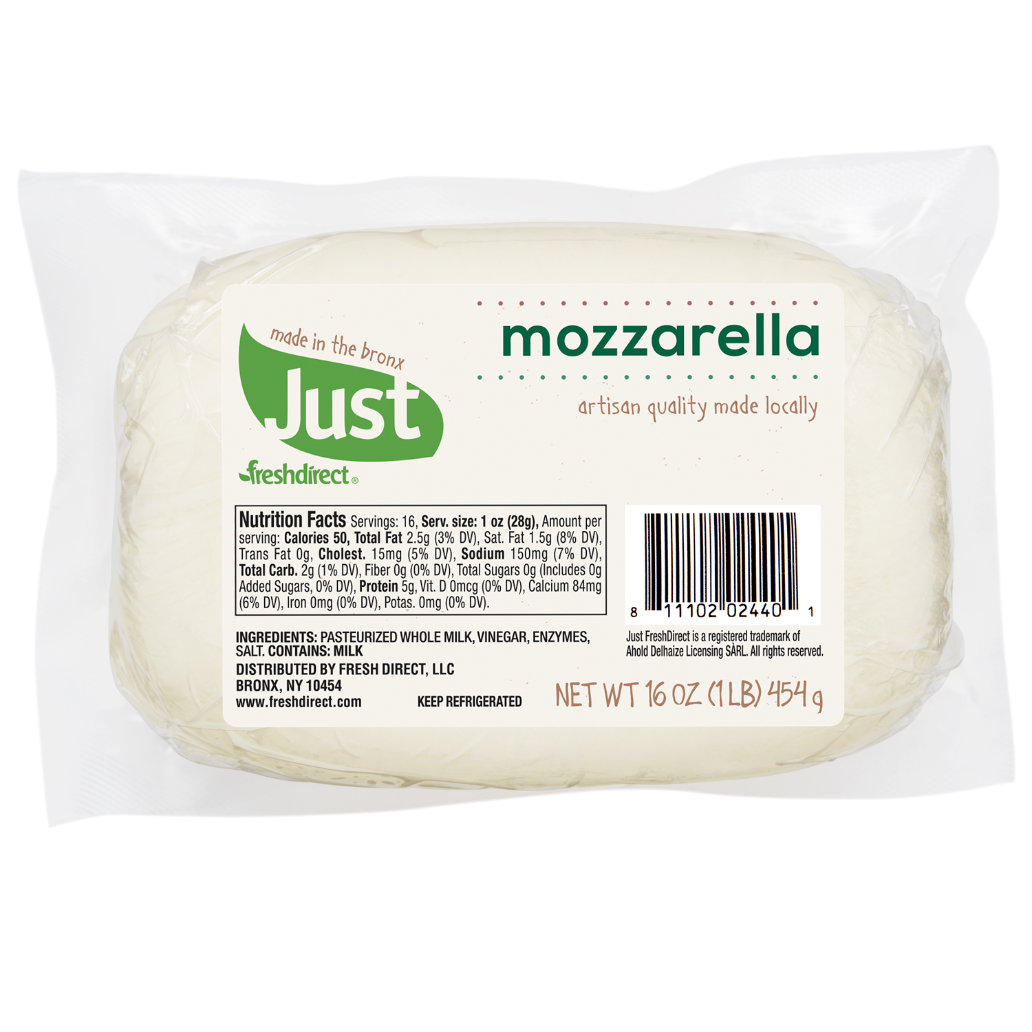 Just FreshDirect Local Fresh Mozzarella