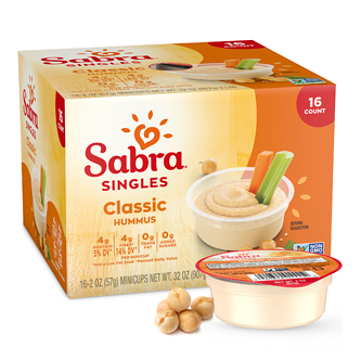 Sabra Hummus Singles, Classic, Case