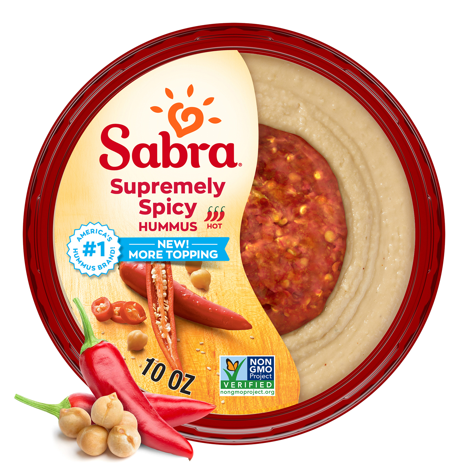 Sabra Hummus, Supremely Spicy 