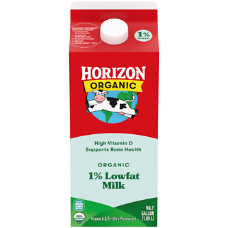 Horizon Organic 1% Milk, Carton