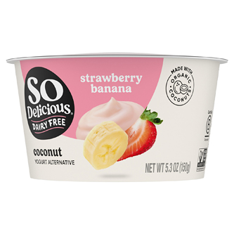 So Delicious Dairy Free Coconut Milk Yogurt Alternative, Strawberry Banana
