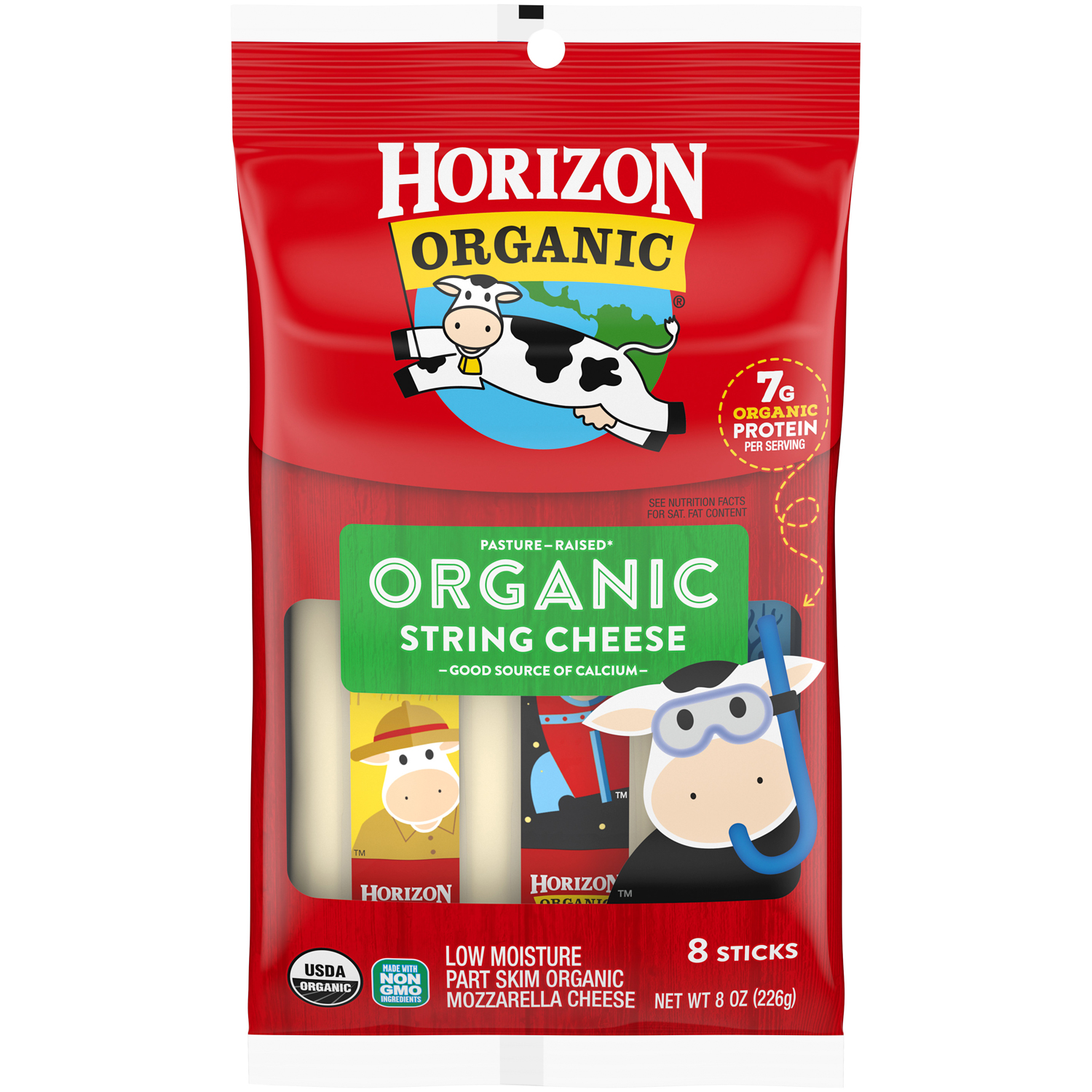 Horizon Organic String Cheese, Mozzarella