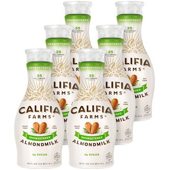 Califia Farms Almondmilk, Unsweetened, Plastic Bottles