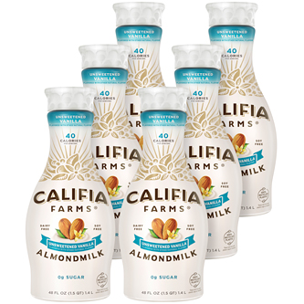 Califia Farms Almondmilk, Unsweetened Vanilla, Plastic Bottles