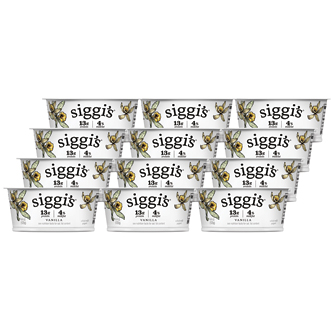 Siggi's Skyr Icelandic-Style Strained 4% Whole Milk Yogurt, Vanilla