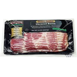 Coleman Natural Hickory Smoked Uncured Bacon 