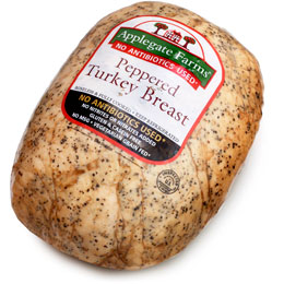 Applegate Smoked Turkey Breast w/ Cracked Pepper, image 2 of 2 slides