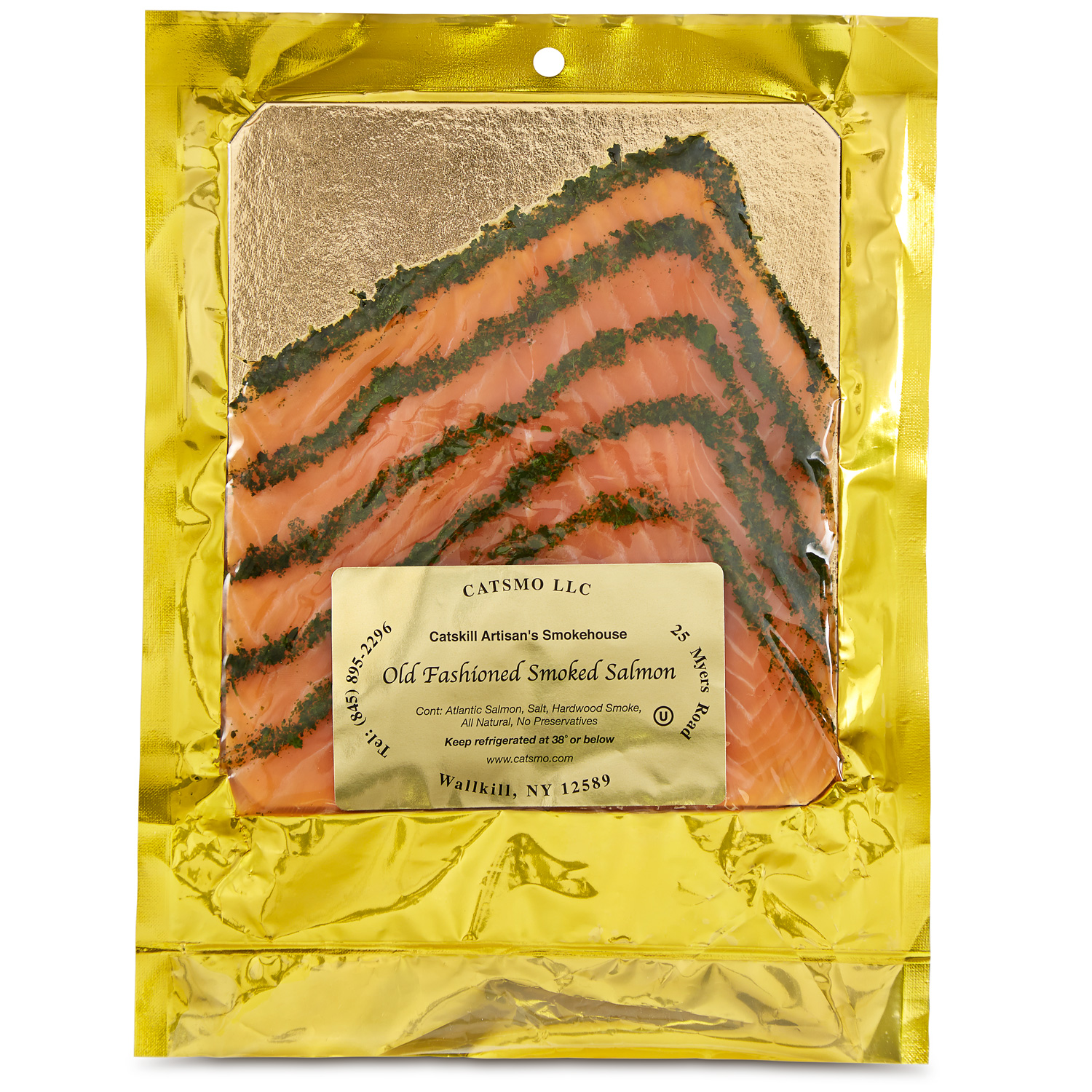 Catsmo Artisan Smokehouse Tequila-Cilantro Smoked Salmon