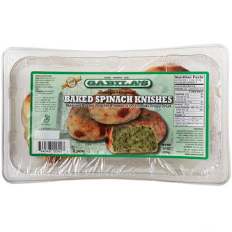 Gabilas Round Baked Spinach Knishes  , image 2 of 2 slides