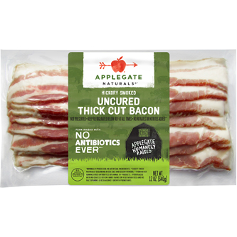 Applegate Naturals Hickory Smoked Uncured Thick Cut Bacon