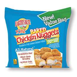 Earth's Best All-Natural Baked Chicken Nuggets, Value Bag 