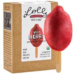 Galvanina Lolly Sorbetto-on-a-Stick, Wild Berry