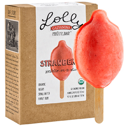 Galvanina Lolly Sorbetto-on-a-Stick, Strawberry