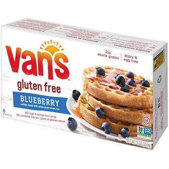 Van's Gluten-Free Waffles, Blueberry