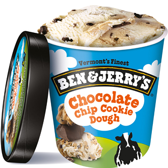Ben & Jerry's Ice Cream, Chocolate Chip Cookie Dough 