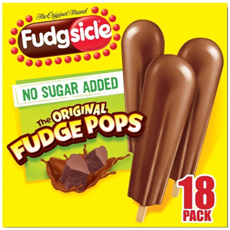 Fudgsicle Fudge Bars, No Sugar Added Original 