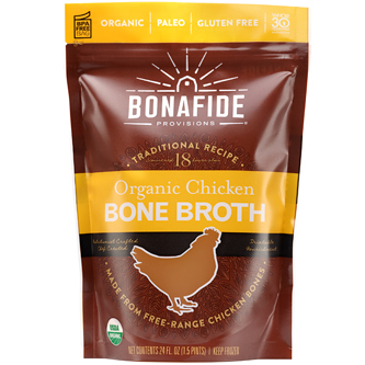 Bonafide Provisions Organic Bone Broth, Chicken, Frozen