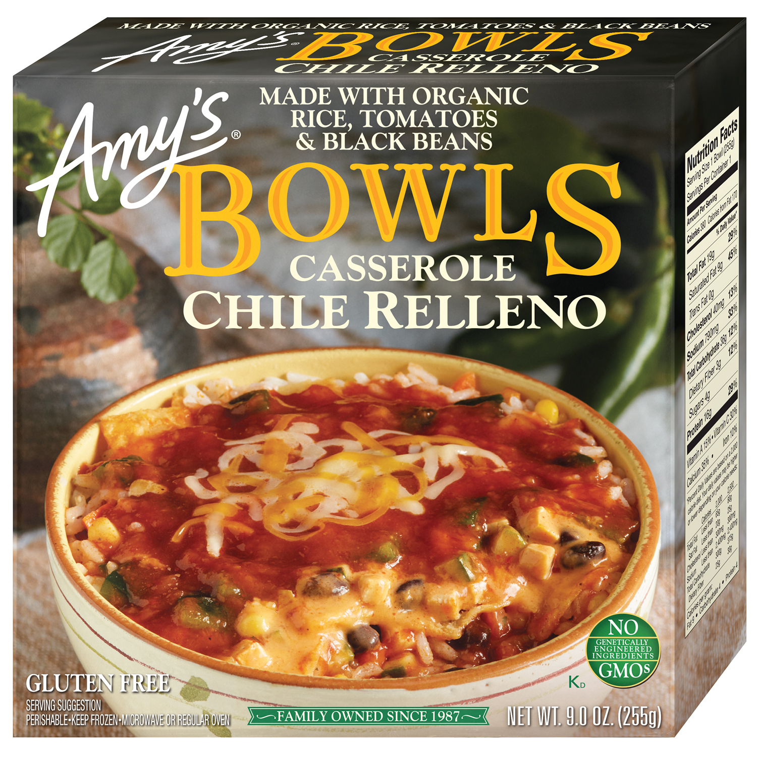 Amy's Bowls, Chile Relleno Casserole