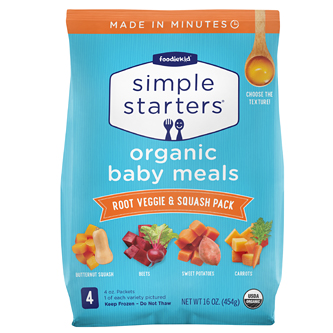FoodieKid Simple Starters, Root Veggie & Squash Pack