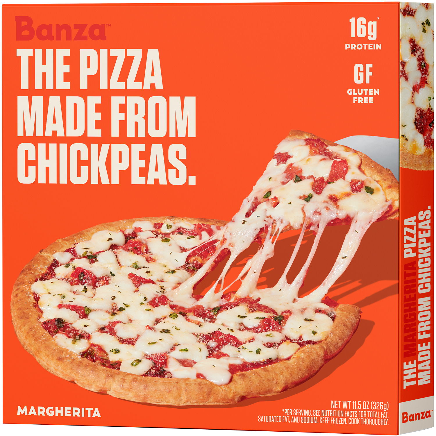 Banza Chickpea Pizza, Margherita