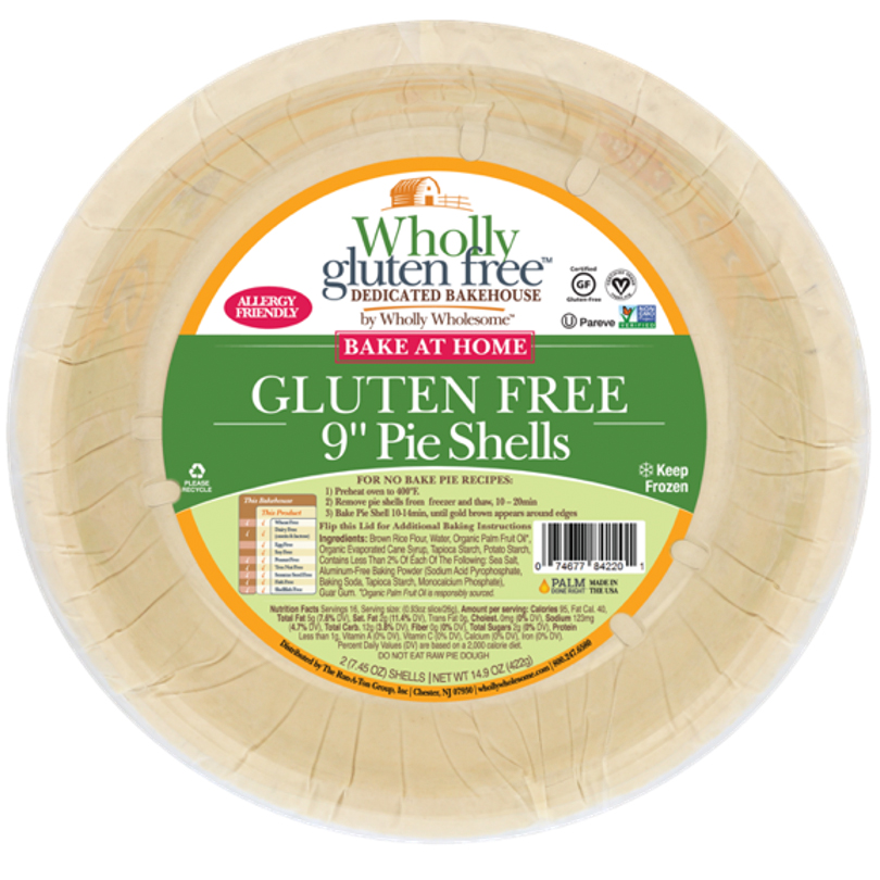 Wholly Wholesome Gluten Free Pie Shells