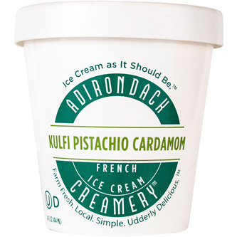 Adirondack Creamery Ice Cream, Kulfi Pistachio Cardamom