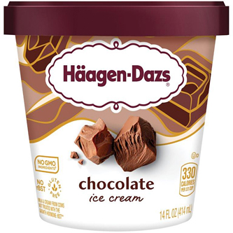 Haagen-Dazs Ice Cream, Chocolate 