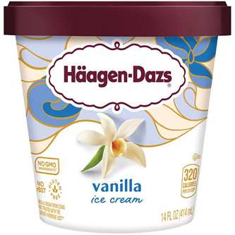 Haagen-Dazs Ice Cream, Vanilla 