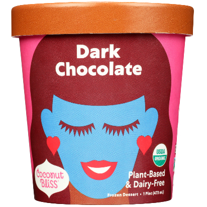 Coconut Bliss Organic Non-Dairy Frozen Dessert, Dark Chocolate