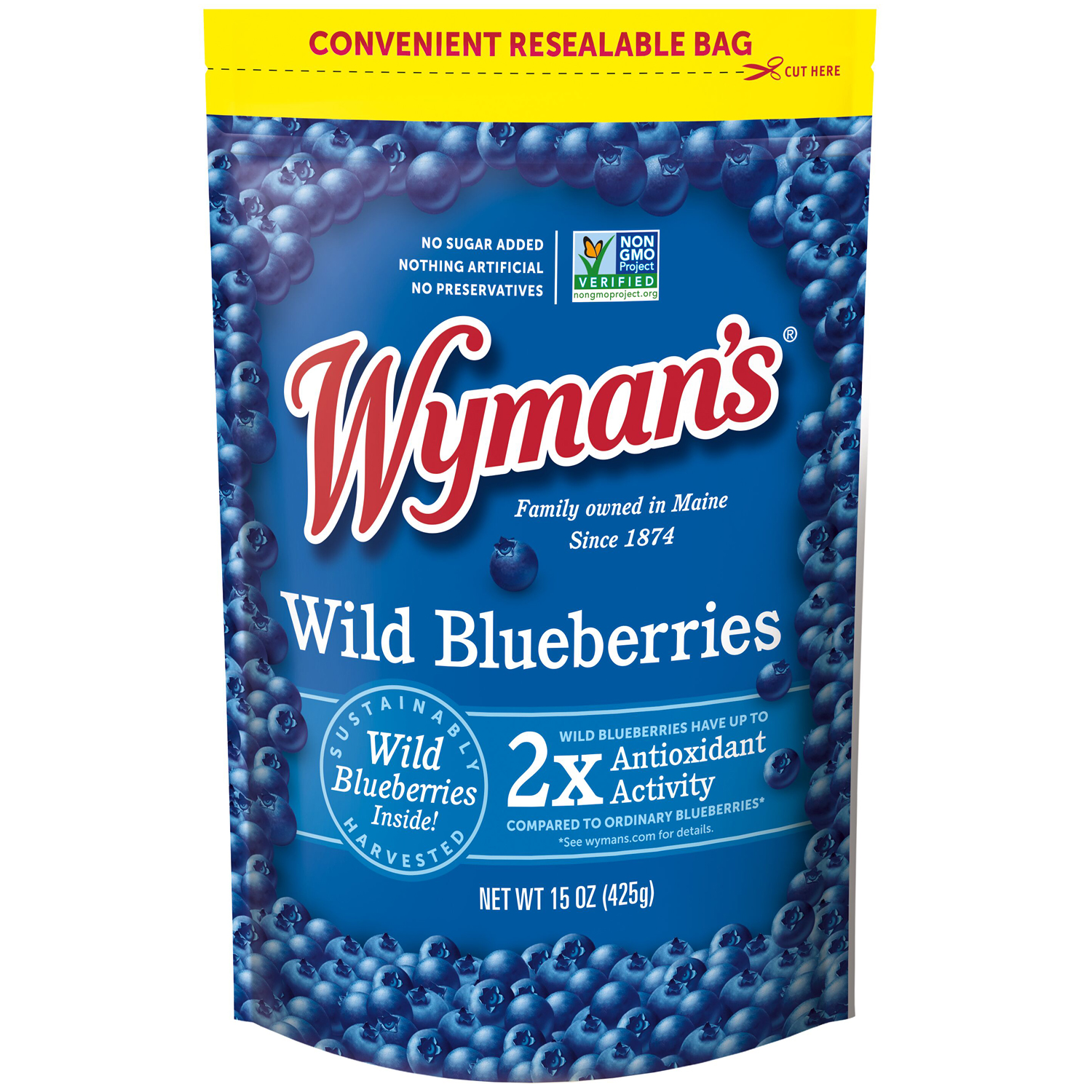 Wyman's Wild Blueberries, Frozen
